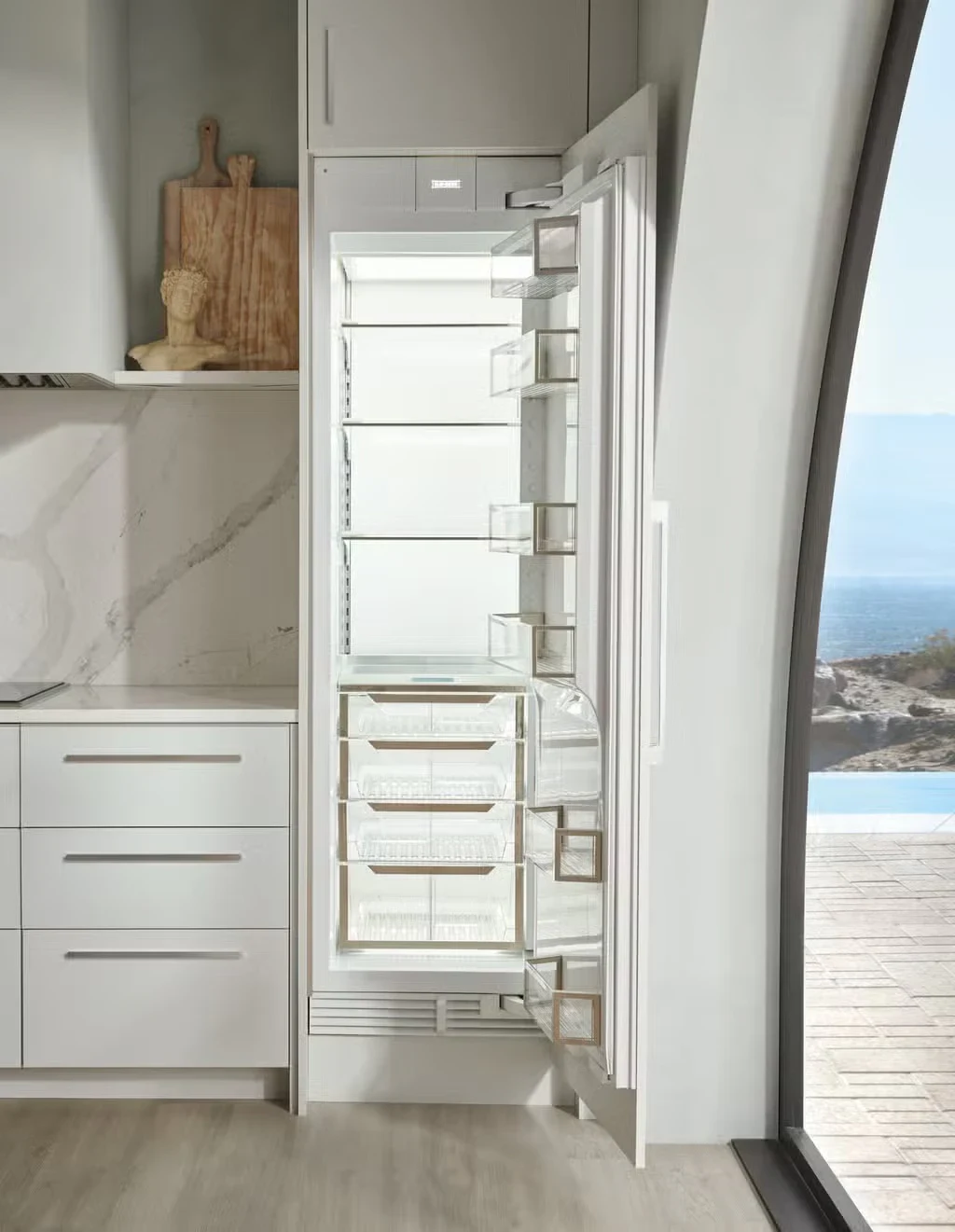 Designer Column Refrigerator detail